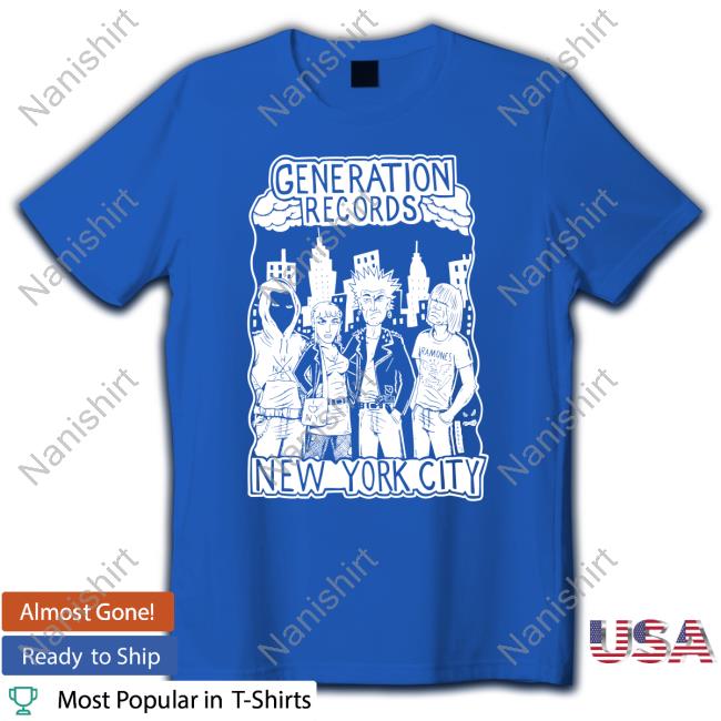 Generation Records Shirt New York City Design