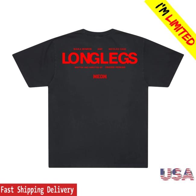 Longlegs Agent Lee Harker Tee Shirt NEON Cinema - Merch