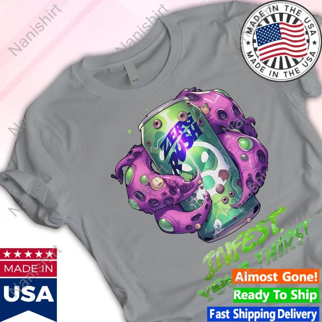 Blizzard Gear Store Merch StarCraft Zerg Rush Infest Your Thirst Shirt