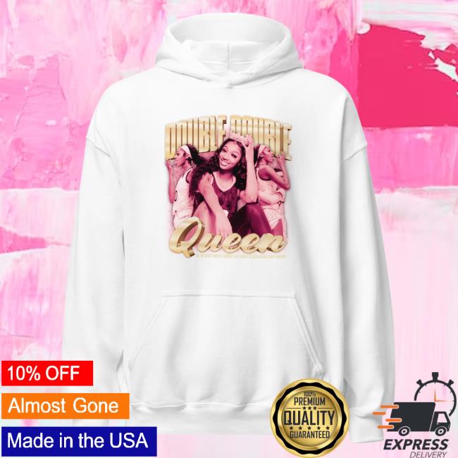 Official Angel Reese Merch Store Angel Reese "Double-Double Queen" Tshirt Angel Reese Apparel Clothing Shop