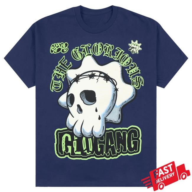 Official Glo Gang The Glorious Skull Hot Shirt (Black)