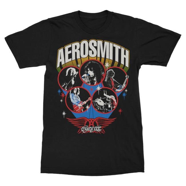 Official Aerosmith Merch Peace Out Tour Shirts