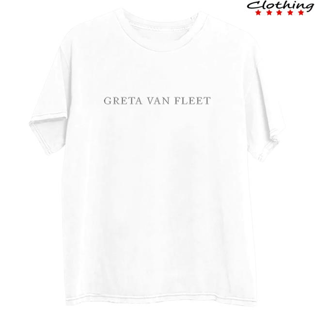 Official Greta Van Fleet Merch Store White Nautilus Shell Tee