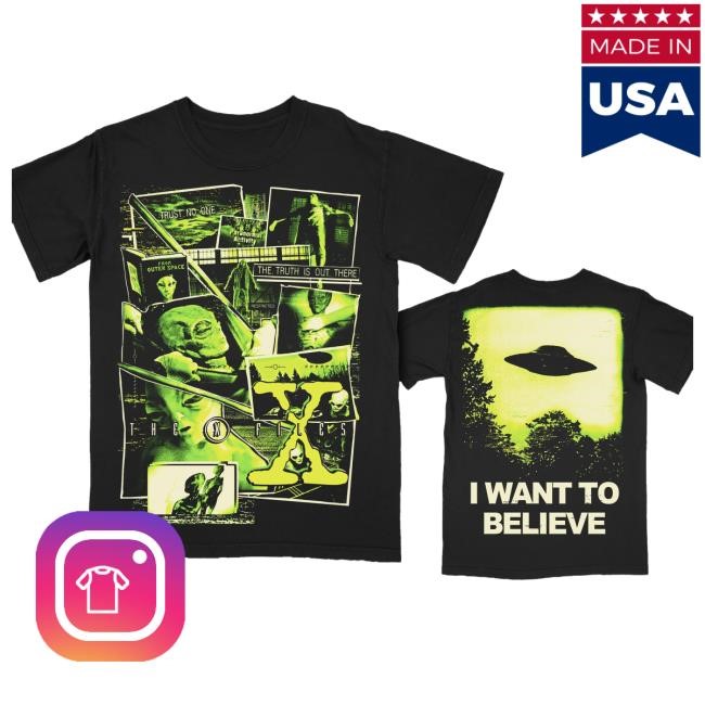 Wardrobe Staple Creep-O-Rama The X-Files I Want to Believe Premium tee