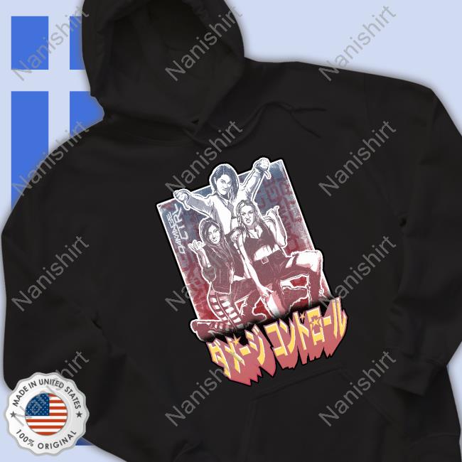 ShopWWE Merch Men's Black Damage CTRL Kanji Shirts