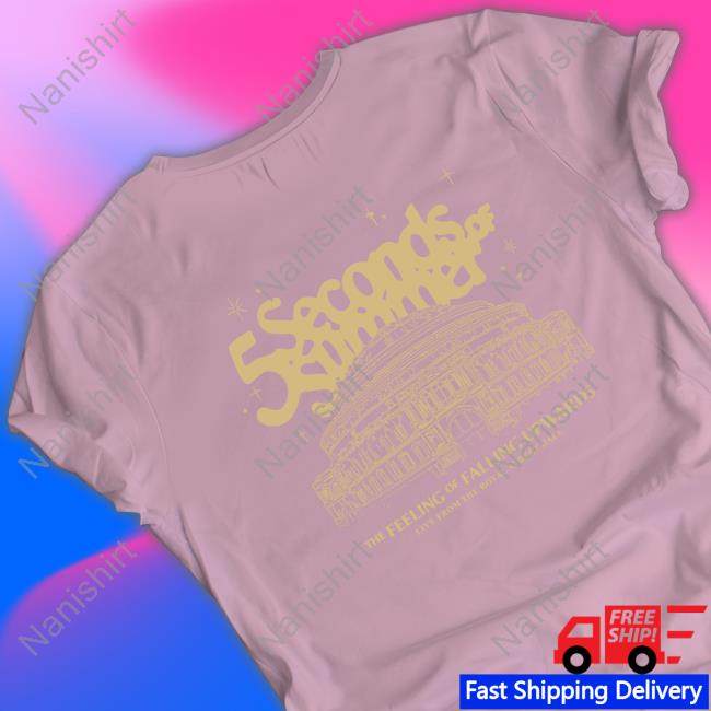 Albert Hall Tee Shirt 5 Seconds Of Summer Merch The Feeling Of Falling Upwards Live From The Royal Albert Hall Long Sleeved T Shirt