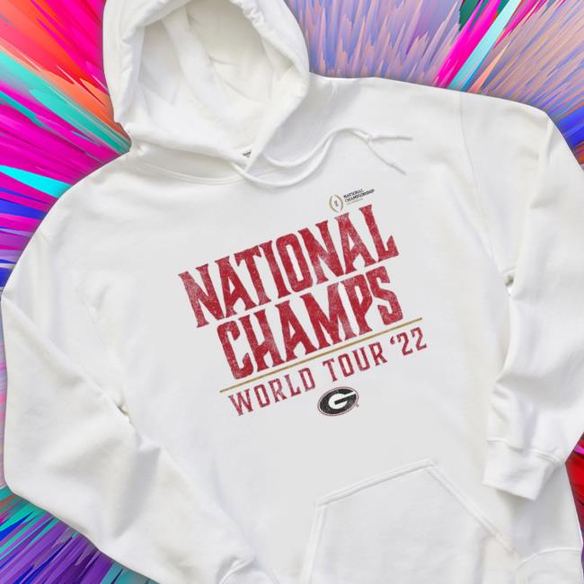 Georgia Bulldogs College Football Playoff National Champions World Tour 2022 Shirt Georgia Bulldogs College Football Playoff National Champions World Tour 2022 T-shirt