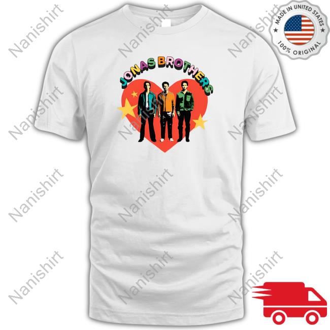 Official Jonas Brothers Shop Heart Ringer Jonas Brothers Shirt