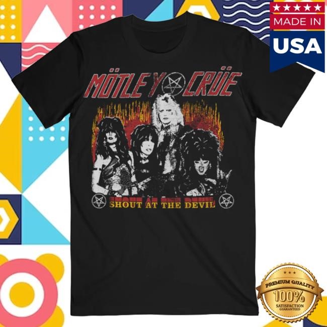 Mötley Crüe Shout at the Devil Shirts