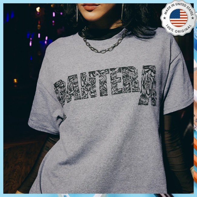 Heather Gray Angry Logo Shirt Pantera Store Heather Gray Angry Logo Tee Pantera Store