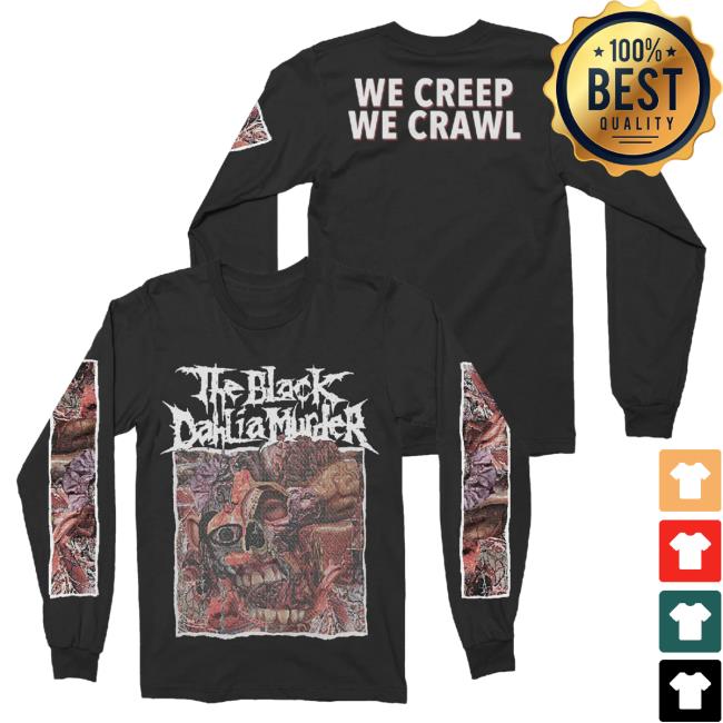Official Night Shift Merch Indie Merch Store The Black Dahlia Murder - Gore Face Long Sleeve Tees NightShiftMerch IndieMerchStore