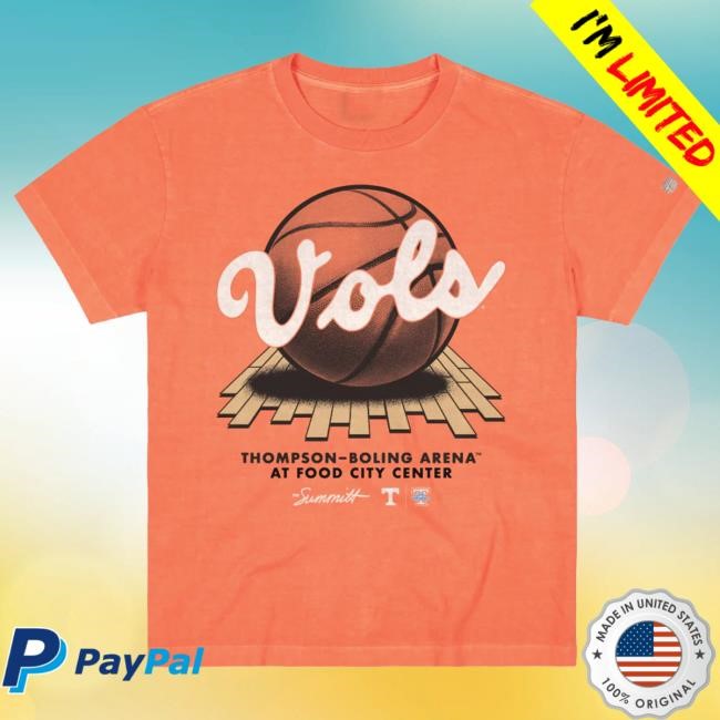 Tennessee Vols Thompson-Boling Arena The Summitt Vintage Heavyweight Tee