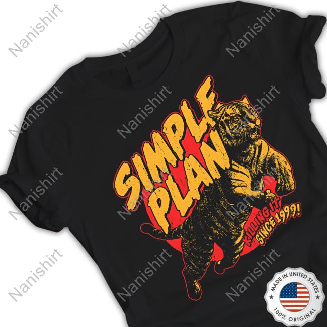 Simple Plan Tiger 1999 Hoodie