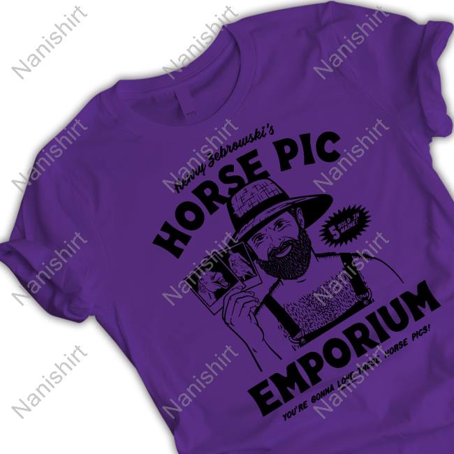 Official Last Podcast On The Left Merch Horse Pics Tee