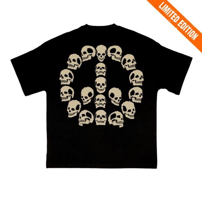 Grimey Clothing Merch Peace With Death Tee Shirt - Grimey Store