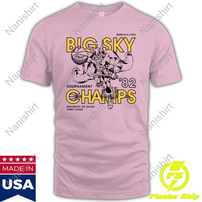 Homefield Apparel Idaho Vandals Basketball 1982 Big Sky Champs T-Shirt