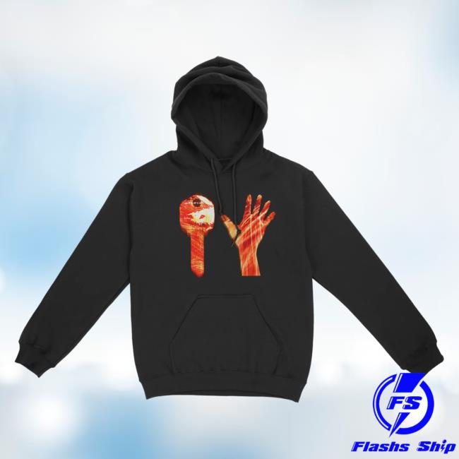 Official Sincerely Lucki Merch Red Key Black Pullover Sweatshirt designed by Lonewolf SincerelyLucki Deadboylife