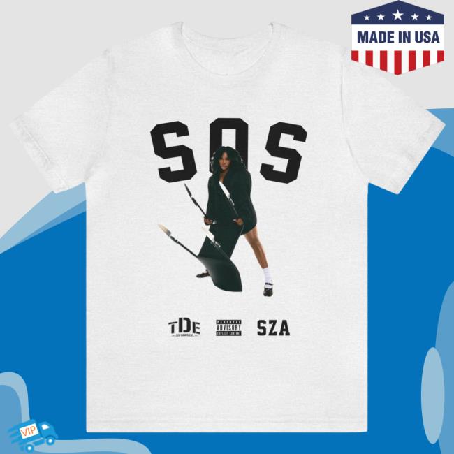 Official SZA Merchandise - New SOS North America Tour Dates Shirt 2024