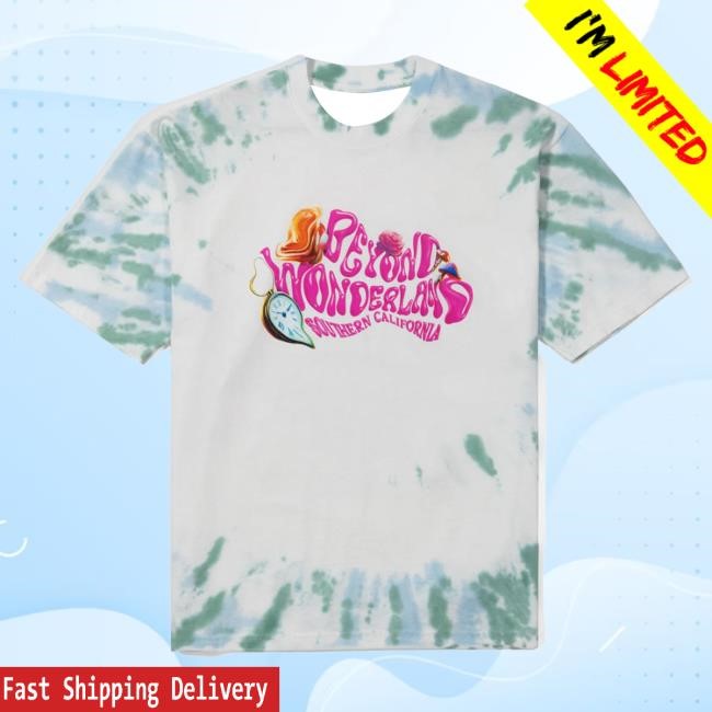 Insomniac Shop Beyond Wonderland Merch Beyond Wonderland Scenic Tie Dye Lineup S/S Top Shirt