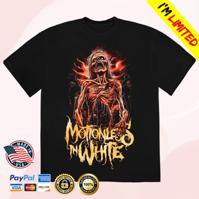 Official Motionless In White Merch Zombie Shirt