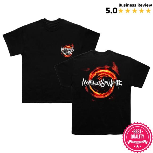 Motionless In White Flame Spiral New Tee Rock Sound Issue 312