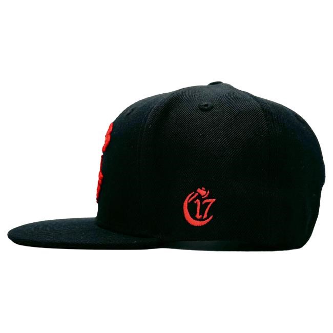 Official Chapter 17 Records Ouija Macc C17 Eternal Wicced Logo Snapback - RED Hat