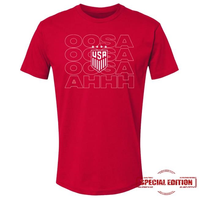 USWNT Oosa Red Tee Shirt