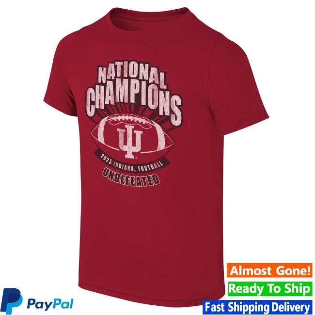 Indiana Hoosiers 2025 National Champions Youth T-Shirt NCAA College