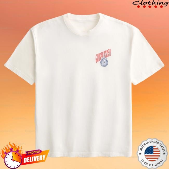 Club Deportivo Guadalajara Graphic Tee Official Merch | Club Deportivo Guadalajara Official | Soccer Fan Gear