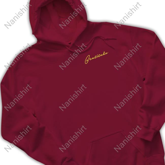 Brandon Lake Merch Gratitude Lyric Tee Official Brandon Lake Merch Gratitude Lyric T-Shirt