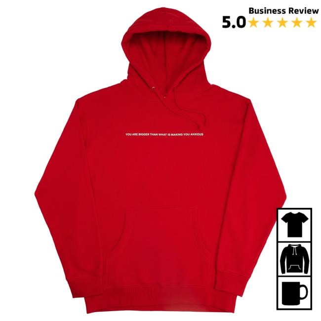 Official WNRS Merch Store We're Not Really Strangers Your Anxiety Is Lying To You Hoody