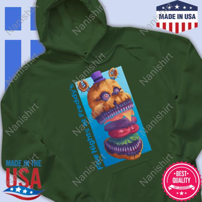 Official Jonny Blox Five Nights At Freddy's Midnight Snack Hoodie By Turntail Burger Nightmare Fredbear Five Nights At Freddy's Midnight Snack Long Sleeve Tee