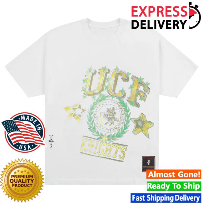 Official Travis Scott Utopia Merch Store CJ X M&N X UCF HANDDRAWN Shirt New Travis Scott Apparel Clothing TravisScott
