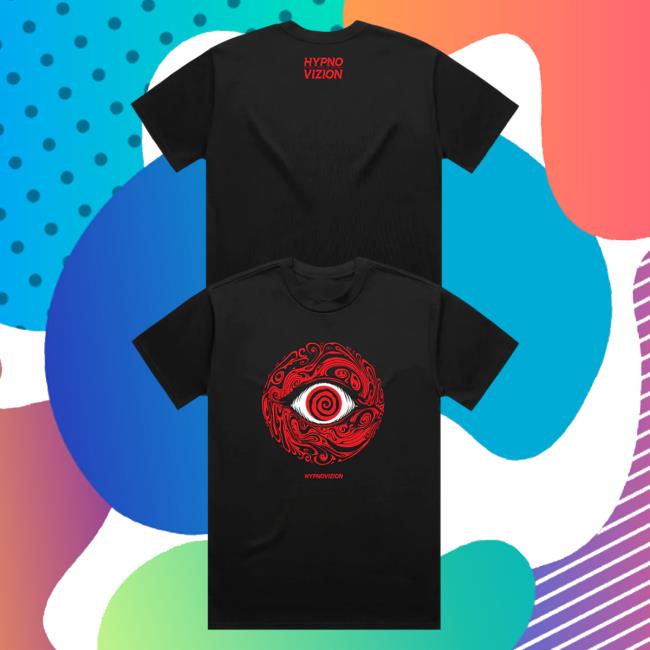 Official Rezz Merch Store Shop Rezz Hypnovizion - Minds Eye - Unisex Black New Shirt