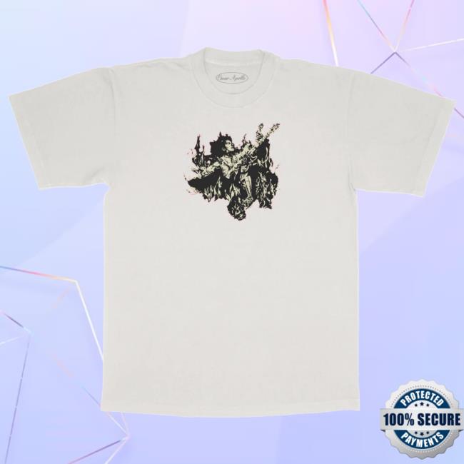 Official Omar Apollo Live For Me Tee Shirt White