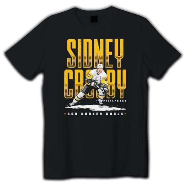 Sidney Crosby Pittsburgh 500 Goals Crewneck Sweatshirt Sidney Crosby Pittsburgh 500 Goals shirt