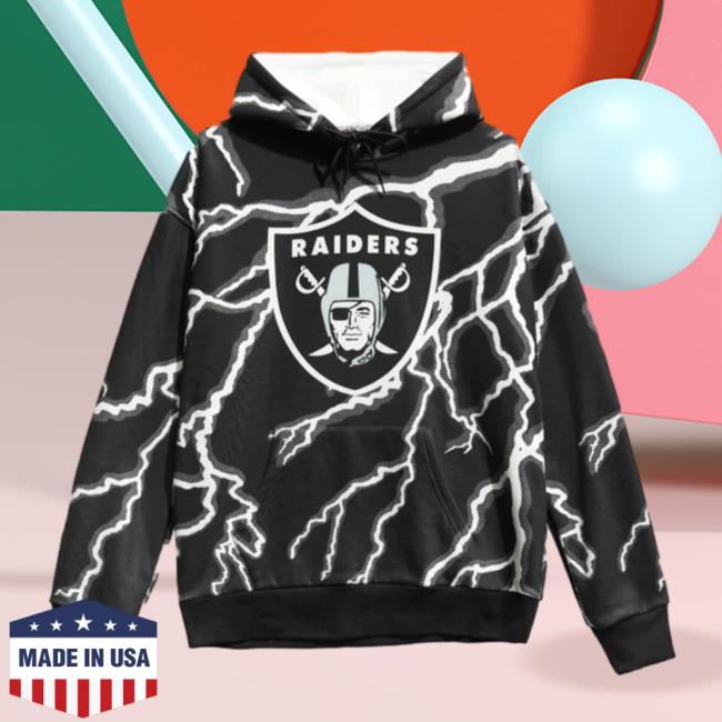 Official Chalk Line Clothing Las Vegas Raiders Lightning Shirt