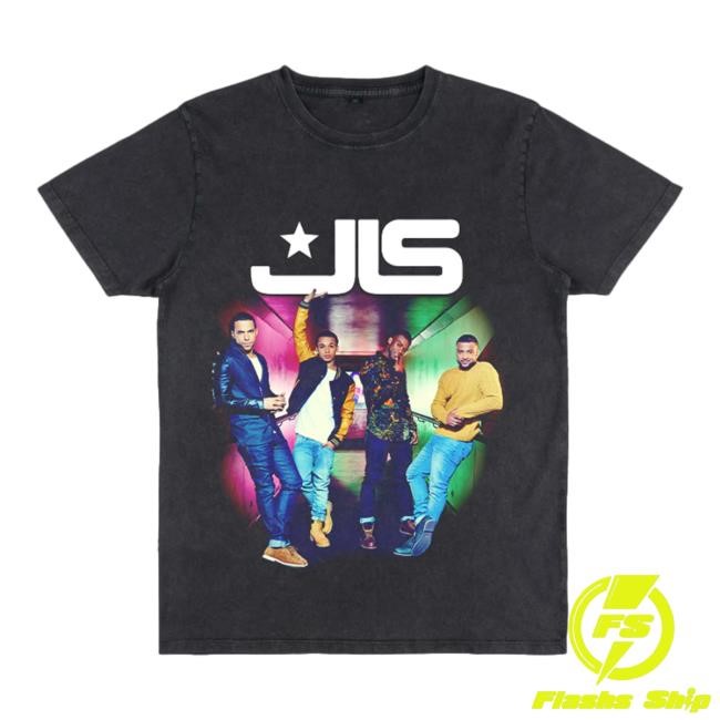 Retro Logo Washed Black New T-Shirt – JLS Merch