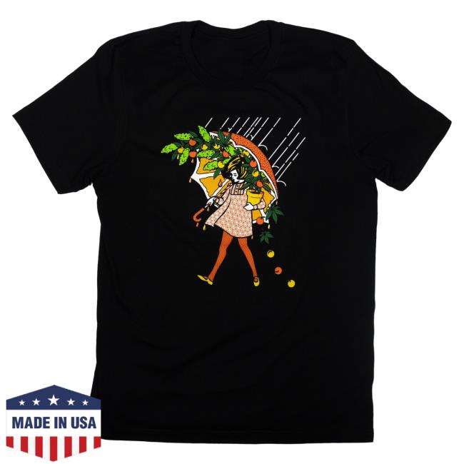 Official Slinger Apparel Store Shop Citrus Terp Girl Tees Black Pyroscopic