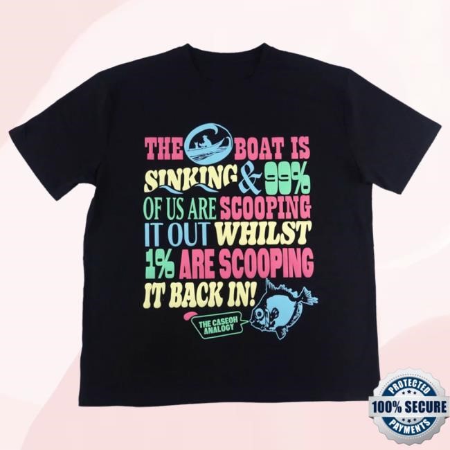 Logo Focused CaseOh Game Boat Analogy Tee Print