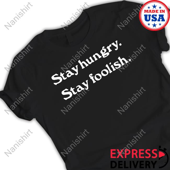 Official Homage Merch Stay Hungry Stay Foolish Hoodie