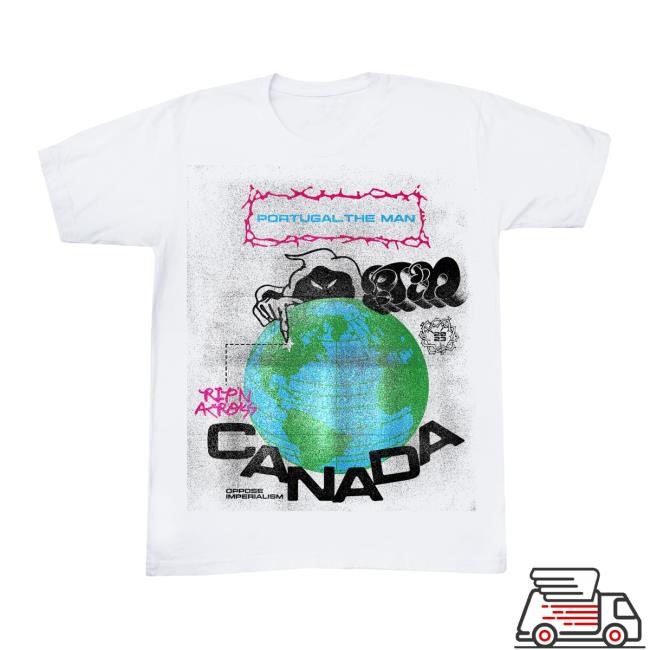 Official Portugal The Man Merch Rip N Canada Punk Tees