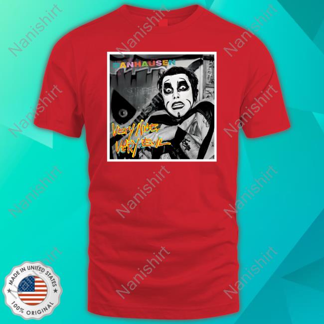 Official Pro Wrestling Tees Danhausen Very Nice Very Evil Long Sleeve Tee