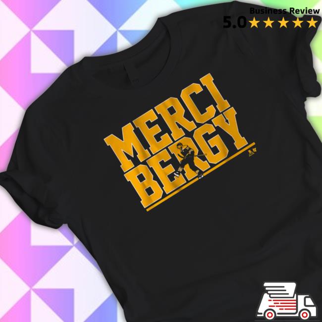 Official Patrice Bergeron Merci Bergy Hoody