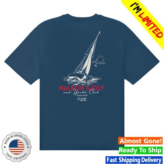 Premium Navy Vista Keel Malbon Golf Vista Keel Tee Navy Malbon Golf