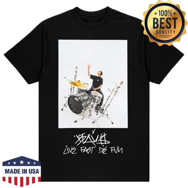 FTP + Famous Travis Barker Photo T Shirt Fuck The Population
