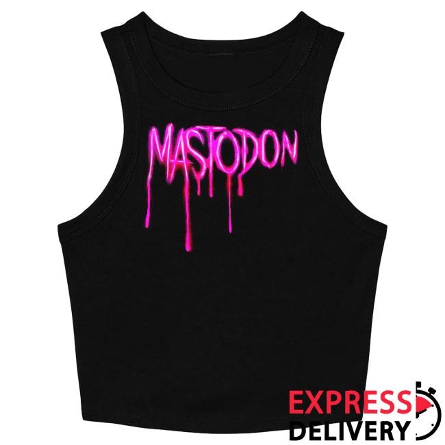 Official Mastodon Rocks Merch Store Mastodon Artist Series CJK Drip Logo Tank Top Top Shirt
