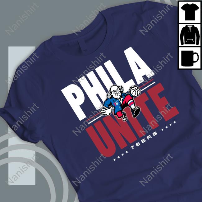Fanatics Philadelphia Unite 76ers Announcer Shirt Nba Fanatics Philadelphia Unite 76ers Announcer Tee Shirt