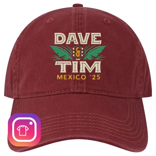 Official Dave Matthews Band Merch Store Mexico '25 Dad Cap