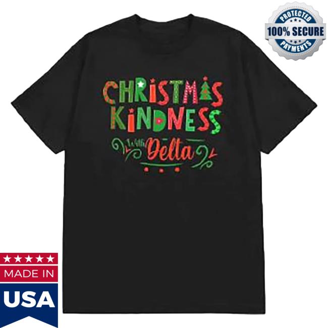 Official Merch Bar Delta Goodrem Christmas Kindness With Delta Crew Black MerchBar